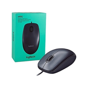 Logitech M90 Wired Mouse Black USB
